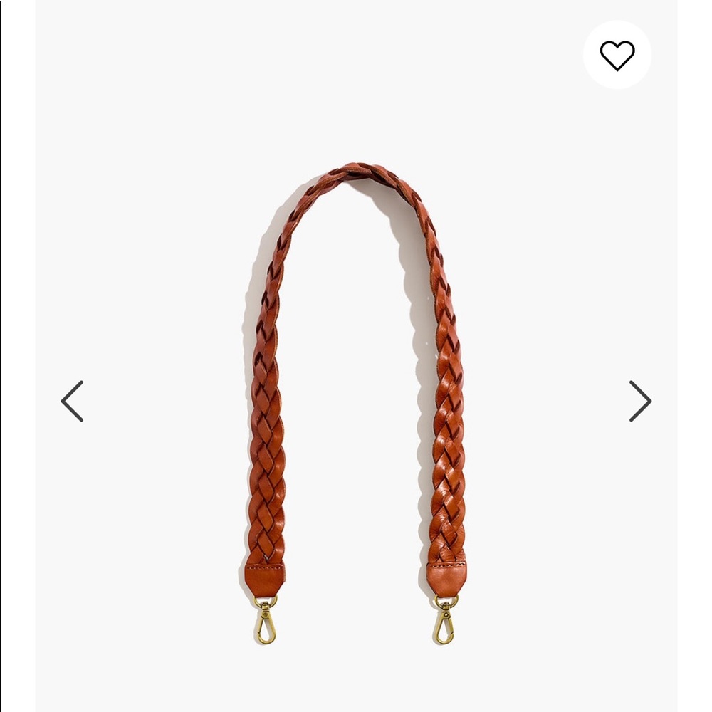 Madewell Shoulder Bag Strap Braided Leather